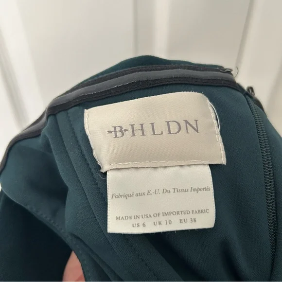 Anthropologie BHLDN Delice Off the Shoulder Crepe Dress - Picture 8 of 13